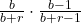 \frac{b}{b + r} \cdot \frac{b - 1}{b + r - 1}