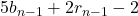 5b_{n-1} + 2r_{n-1} - 2