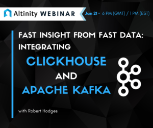 Fast Insight from Fast Data. Integrating ClickHouse and Apache Kafka