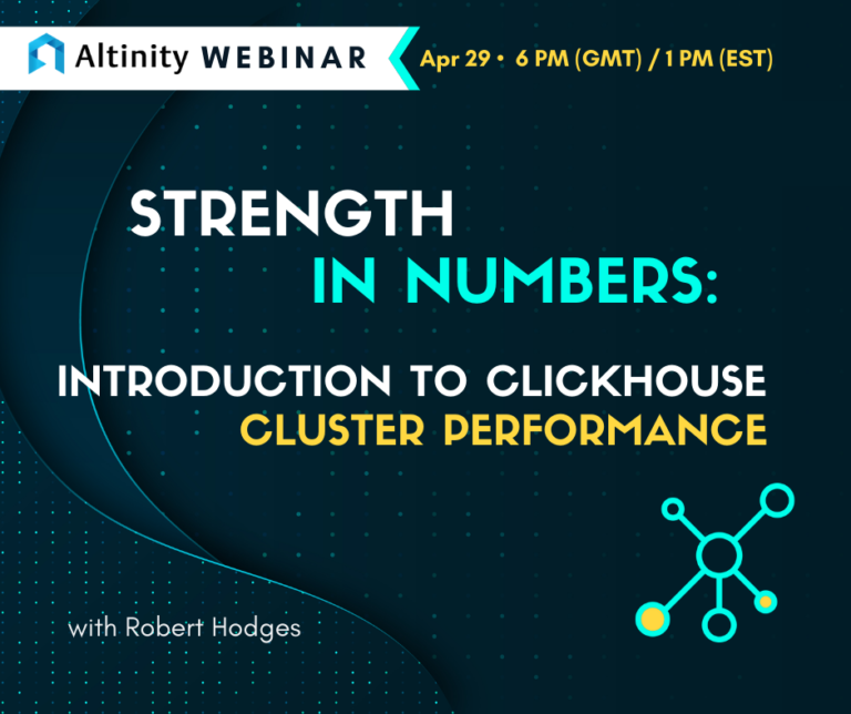 Strength in Numbers. Introduction to ClickHouse Cluster Performance