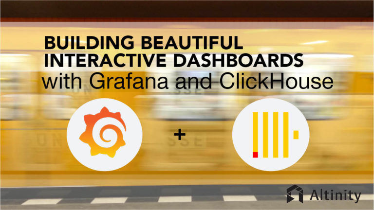 Building Beautiful Interactive Dashboards with ClickHouse & Grafana