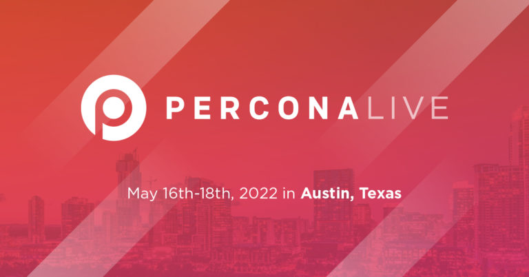 Percona Live Conference in Austin, TX, USA