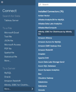 Announcing the Multi-Platform Altinity Tableau Connector for ClickHouse ...