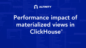 Performance impact of materialized views in ClickHouse®