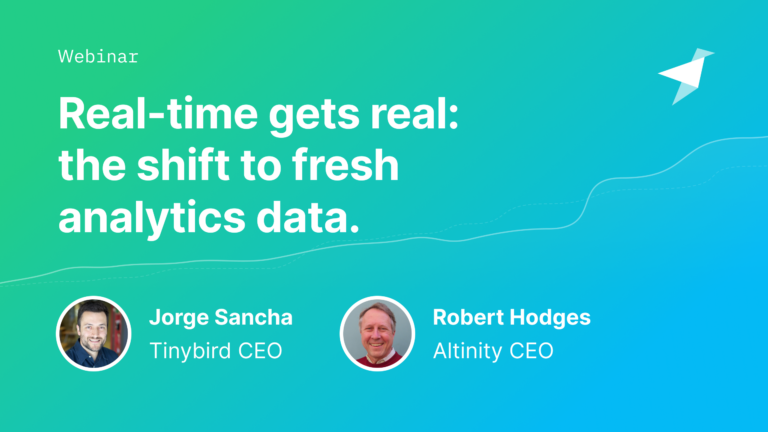 Real-time gets real: the shift to fresh analytics data