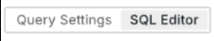 The SQL Editor button