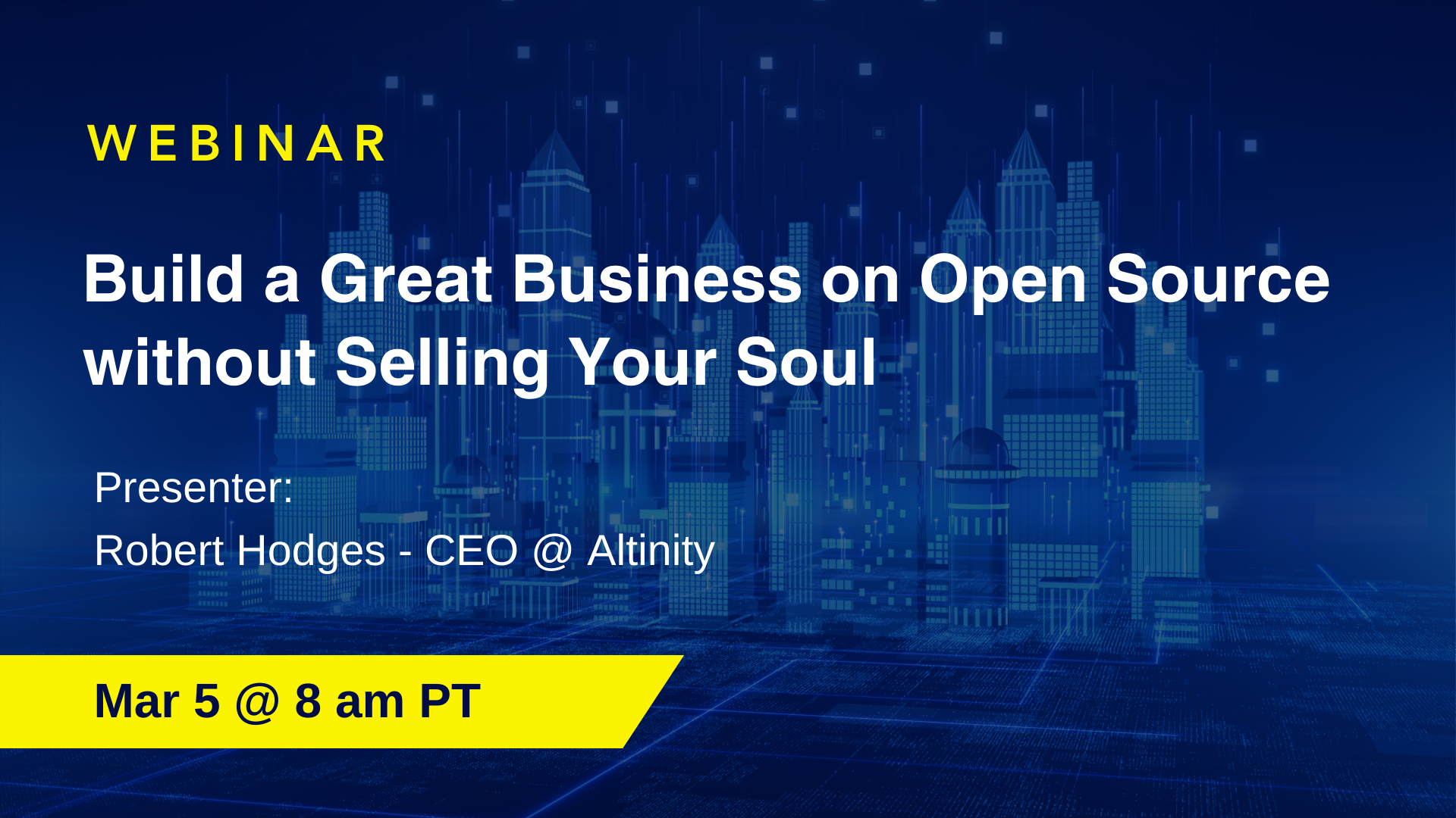 Build a Great Business on Open Source without Selling Your Soul