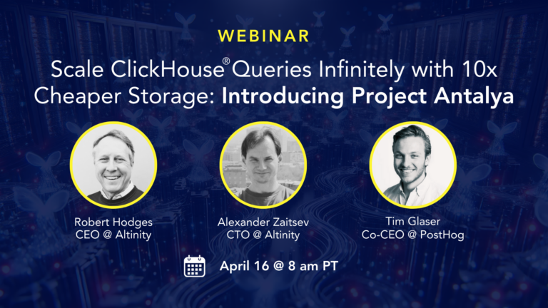 Scale ClickHouse® Queries Infinitely with 10x Cheaper Storage: Introducing Project Antalya