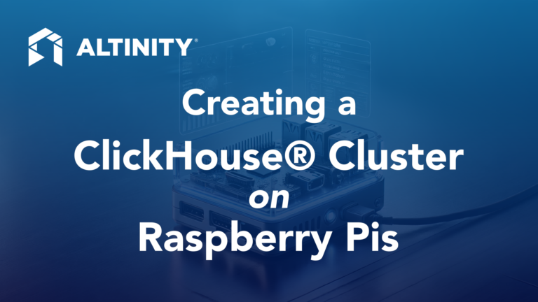 Creating a ClickHouse® cluster on Raspberry Pis