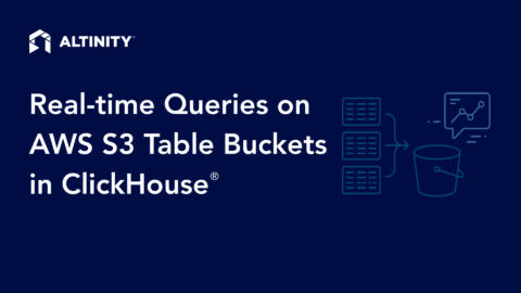 Real-time Queries on AWS S3 Table Buckets in ClickHouse®